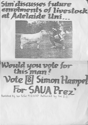 SAUA President Elections 1991