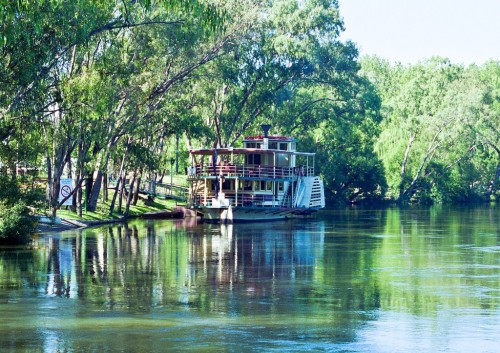 Paddlesteamer on the River Murray - Dec 1998