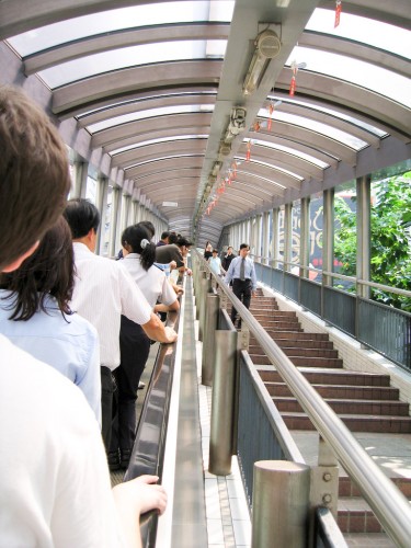 Central to Mid-Levels escalator, Hong Kong