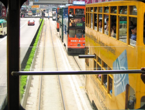 Double-decker Trams - Hong Kong