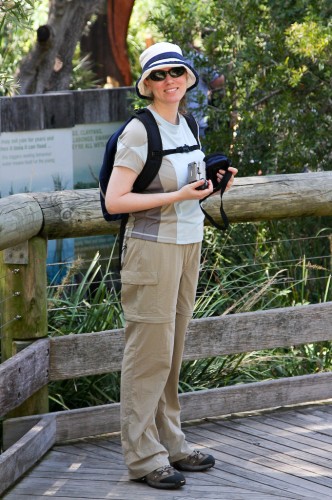 Leanne at Taronga Zoo