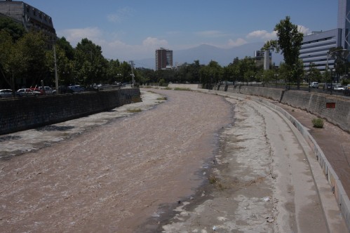 Rio Mapocho, Santiago, Chile