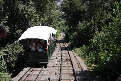 Funnicular Railway - Cerro San Cristobal, Santiago Chile