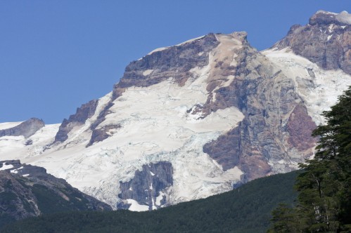 Closeup of Cerro Tronador