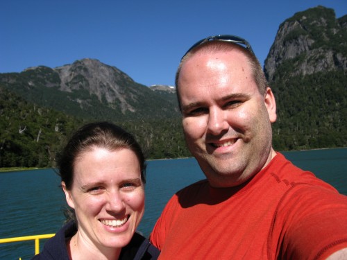 Simon and Leanne at Puerto Blest