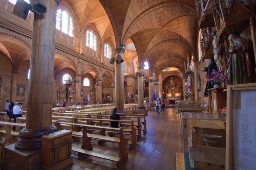 Castro Church, Isla de Chiloe, Chile