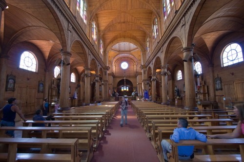 Castro Church, Isla de Chiloe, Chile