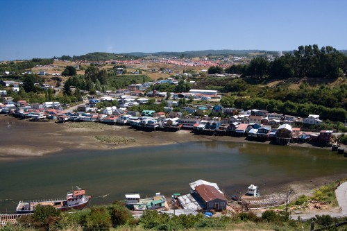 Palafitos - Houses on Stilts, Castro, Isla de Chiloe, Chile