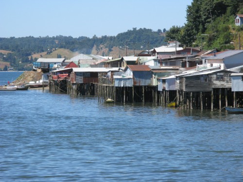 Palafitos - Houses on Stilts, Castro, Isla de Chiloe, Chile