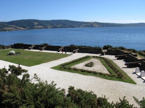 Spanish Fort built in 1770, Ancud, Isla de Chiloe, Chile