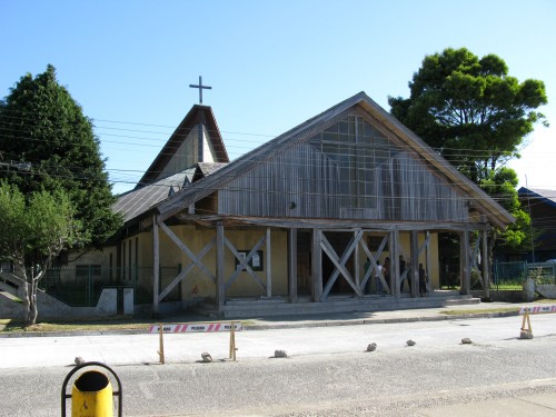 Catedral S.Carlos de Ancud, built in 1840, Ancud, Isla de Chiloe, Chile