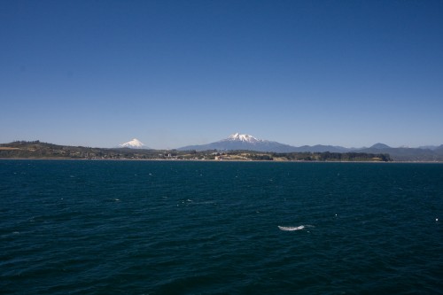 Leaving Puerto Montt aboard the Navimag