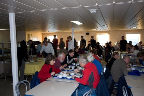 Dinner on board Navimag