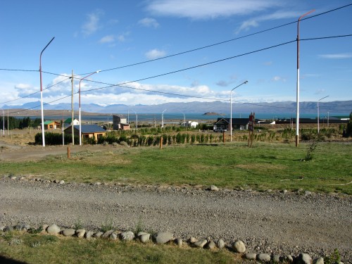 The view from our hostel room - Marcopolo Inn, El Calafate, Argentina