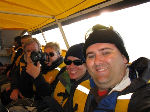 Zodiac ride to Magdalena Island, near Punta Arenas, Chile