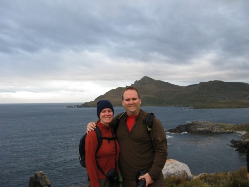 Simon and Leanne at Cape Horn