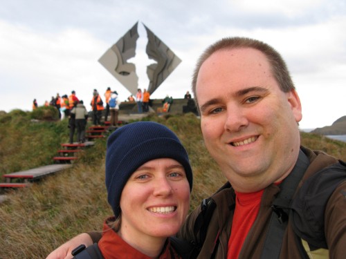 Simon and Leanne at Cape Horn