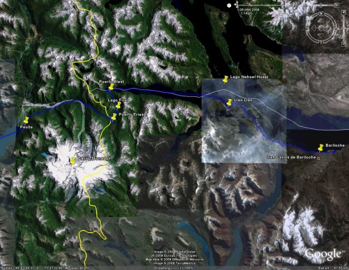 Cruce de Lagos part 1 - Satellite View