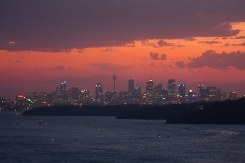 Sydney from North Head at Sunset