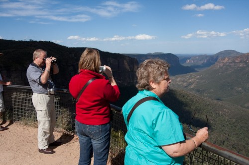 My family at Govetts Leap