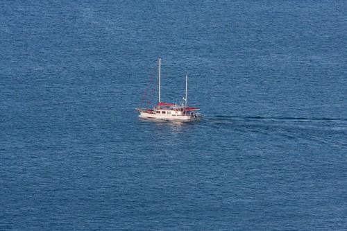 Small yacht powers up the Hawkesbury