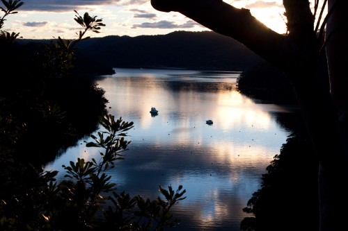 Sunset over America Bay - Kuringai Chase National Park