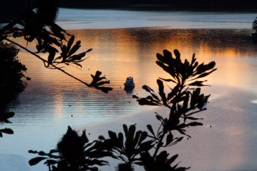 Sunset over America Bay - Kuringai Chase National Park