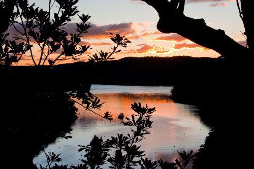 Sunset over America Bay - Kuringai Chase National Park